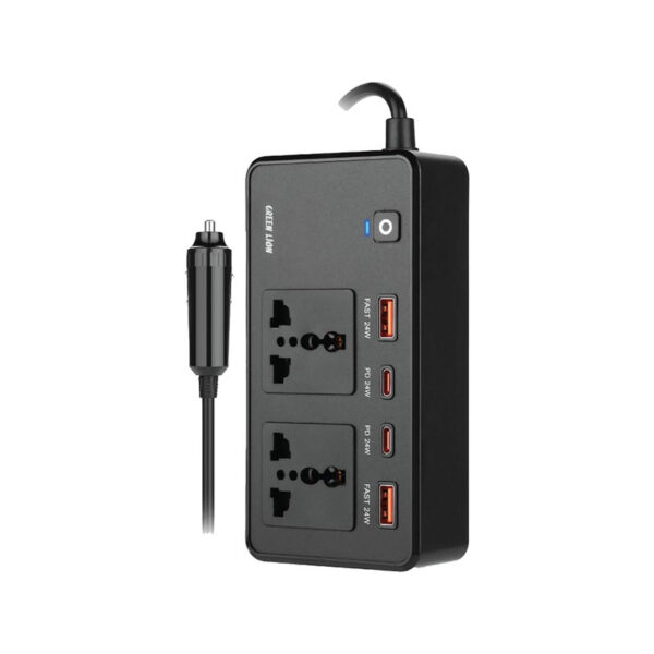 مبدل برق خودرو گرین لاین مدل CG-200 Car Inverter - Image 1