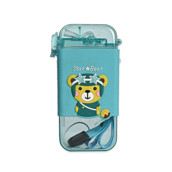 قمقمه کودک مدل نی دار طرح خرس کد BOBO190 گنجایش 0.200 لیتر - Image 1