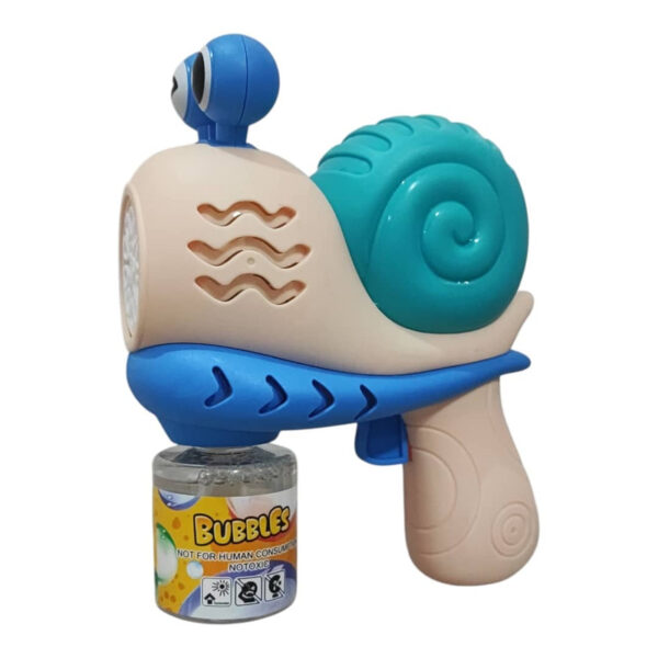 حباب ساز مدل تفنگی مخزن دار شارژی طرح حلزونی کد SNAIL GUN 123 - Image 1