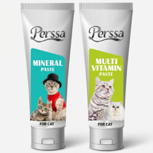 خمیر مولتی ویتامین و مینرال گربه پرسا مدل Paste وزن 200 گرم بسته 2 عددی