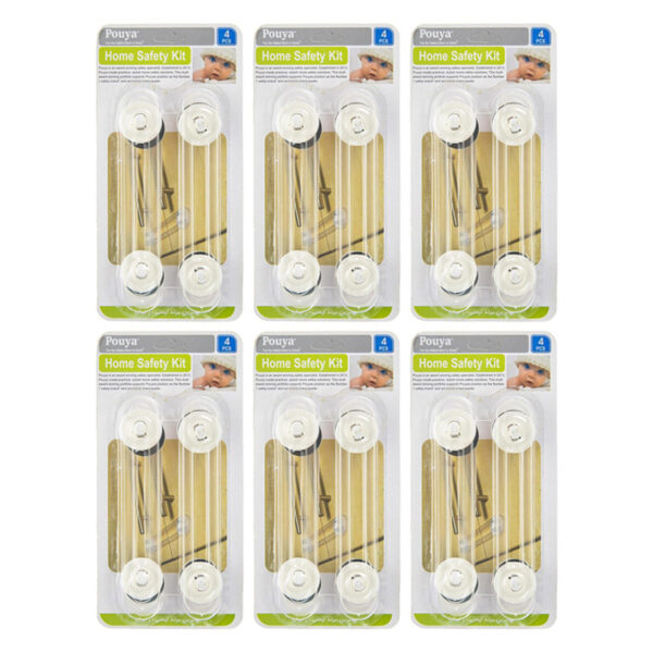 قفل درب کابینت مدل Home Safety Kit شش بسته 4 عددی - Image 1
