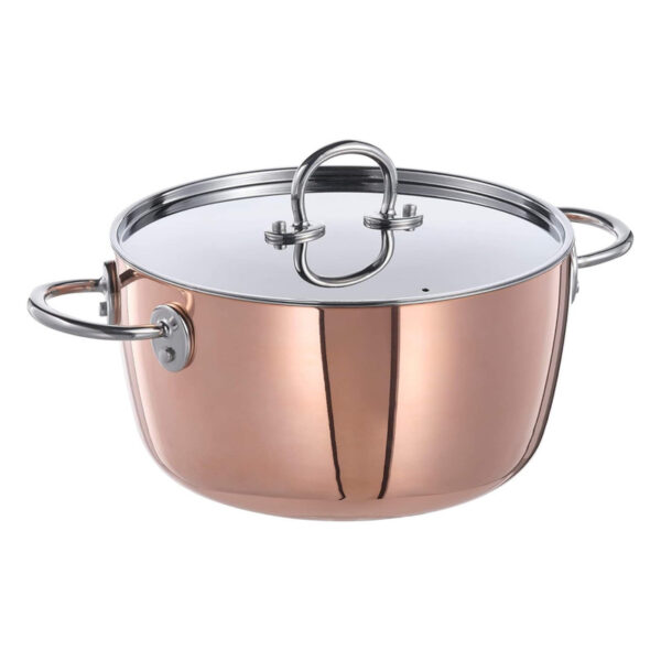 قابلمه استیل مدل Finmat Copper/Stainless Steel سایز 21 - Image 1