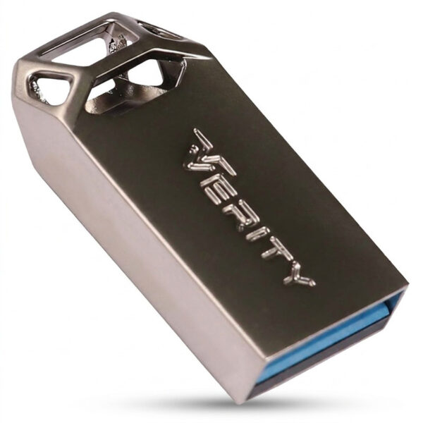 فلش مموری وریتی مدل V-819 ظرفیت 16 گیگابایت بند انگشتی با بدنه فلزی، رابط USB 2.0 و سرعت انتقال 30 مگابایت بر ثانیه، سازگار با کامپیوتر، لپ‌تاپ، موبایل، تبلت و تلویزیون - Image 1