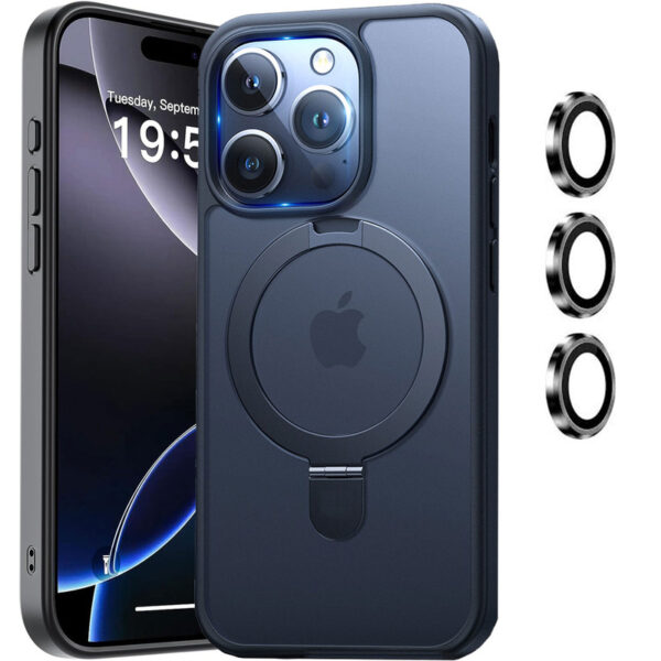 کاور موفی مدل Magsafe_15PROMAX مناسب برای گوشی موبایل اپل iPhone 15 Promax به همراه محافظ لنز دوربین - Image 1