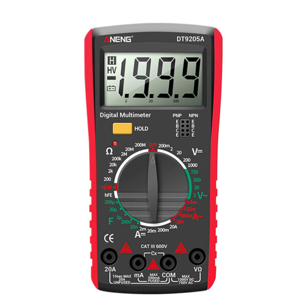 مولتی متر دیجیتال آننگ مدل DT9205A - Image 1