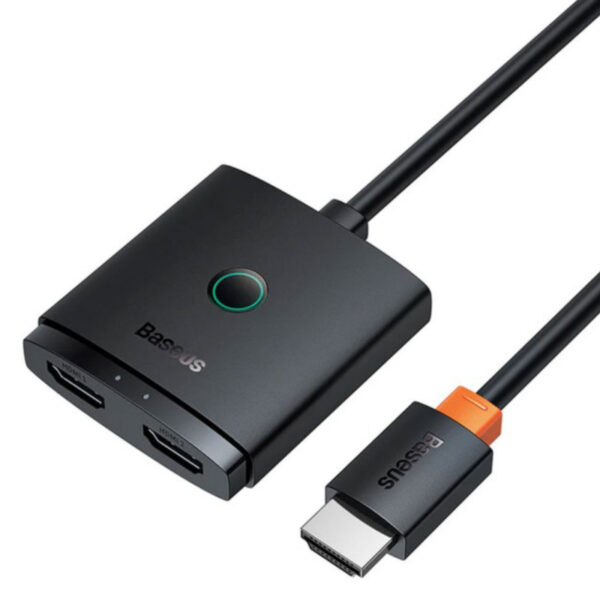 سوئیچ 1 به 2 HDMI بیسوس مدل BS-OH114 به همراه کابل - Image 1