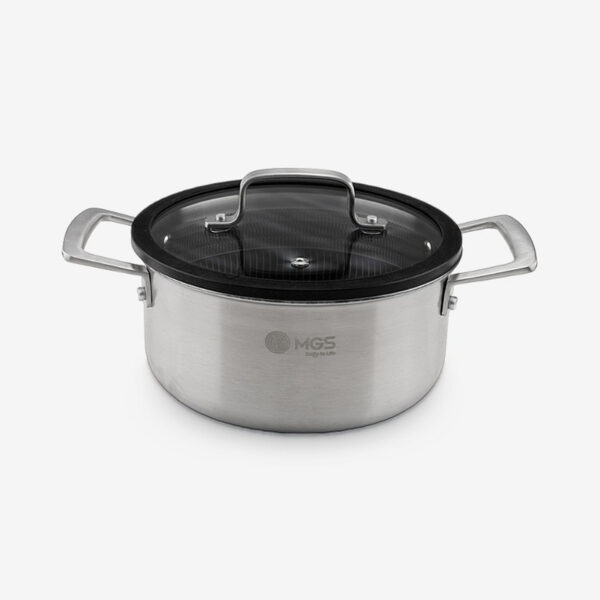 قابلمه استیل ام جی اس مدل کف لیزری PS3121 سایز 20 - Image 1