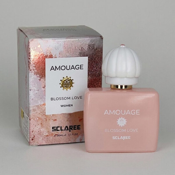 عطر جیبی زنانه اسکلاره مدل Amouage blossom love با رایحه شیرین حجم 30 میلی‌لیتر - Image 1