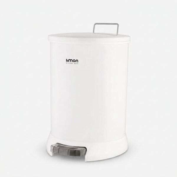 سطل زباله پدالی لیمون مدل گرد کد DH1166 - Image 1