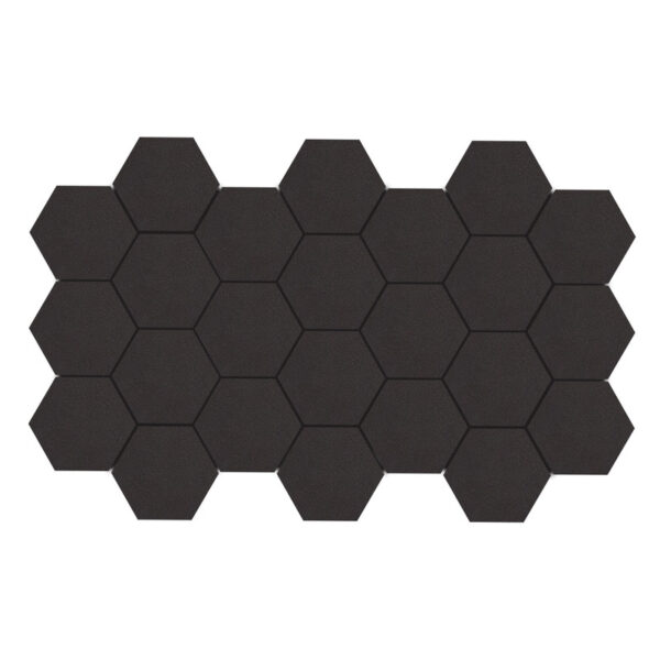 پنل آکوستیک اکوترپ مدل شش ضلعی hex12.12.4 بسته 24 عددی - Image 1
