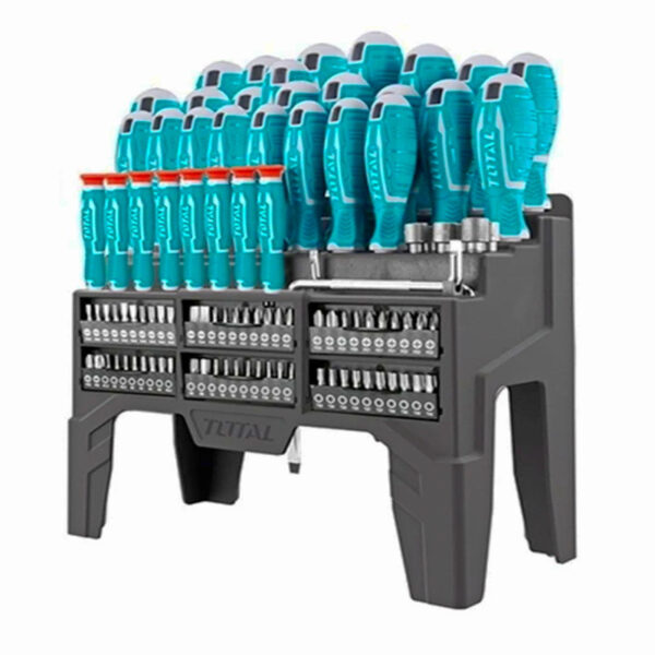 پیچ گوشتی توتال مدل THT-2506100 مجموعه 100 عددی - Image 1