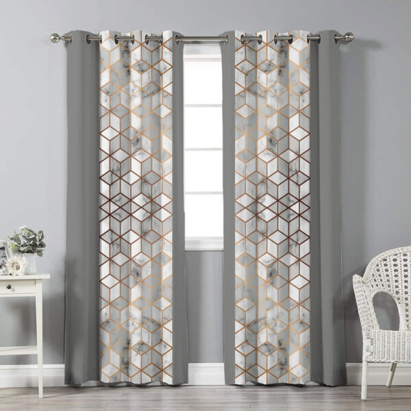 پرده نیروانا مدل pl2314  سایز 280x140 سانتی‌متر مجموعه 2 عددی - Image 1