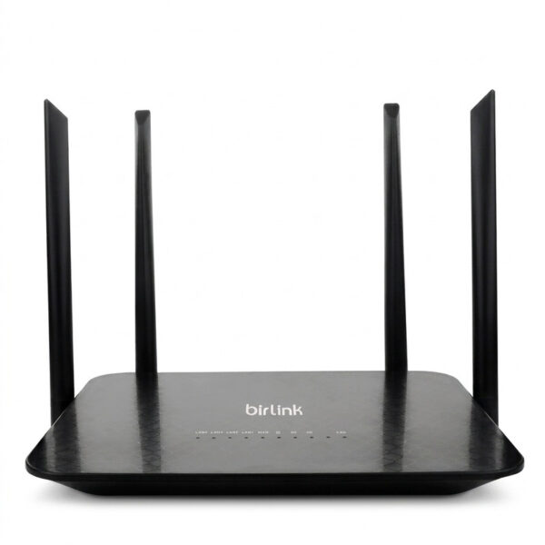 مودم روتر بی‌سیم 4G LTE بیرلینک مدل BL450 با 4 آنتن خارجی 5 دسی‌بلی، 5 پورت LAN و یک پورت WAN، پشتیبانی از VPN، SMS و اتصال اینترنت کابلی - Image 1