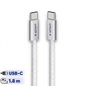 کابل تبدیل USB-C به USB-C انکر مدل  Zolo A8060 طول 1.8 متر با توان 240 وات