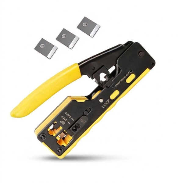 آچار سوکت زن شبکه مدل OPEN END-CAT7 به همراه تیغ بسته 3عددی - Image 1
