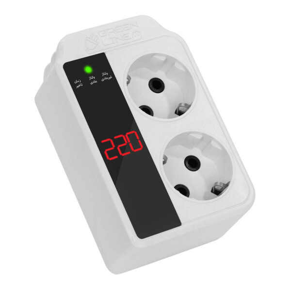 محافظ ولتاژ گرین لاین مدل GLP102D - Image 1