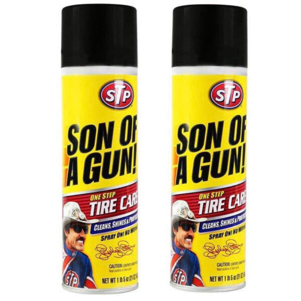 اسپری تمیز کننده لاستیک خودرو اس تی پی کد stp3 حجم 595 میلی لیتر بسته 2 عددی - Image 1