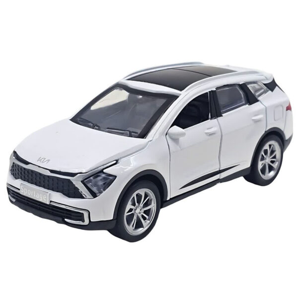 ماکت ماشین ناب سل مدل کیا اسپورتیج فلزی موزیکال چراغدار عقب کش کد Kia Sportage metallic musical with lights naab001 - Image 1
