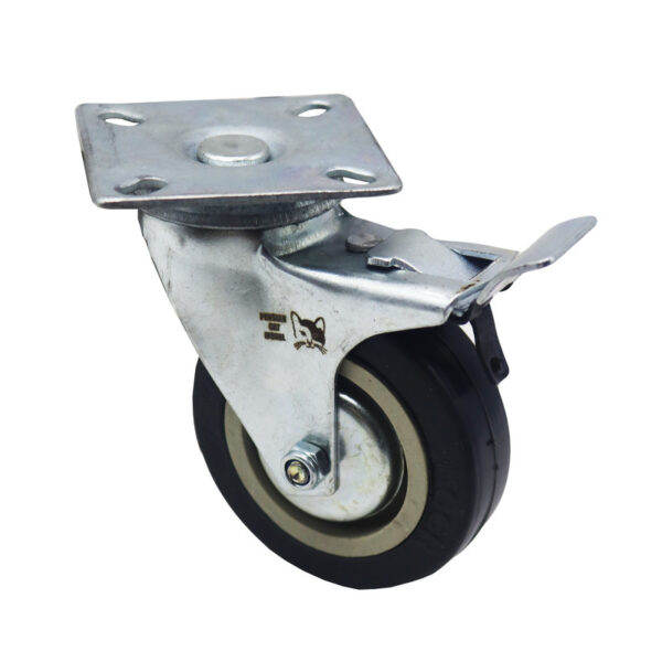 چرخ کفی‌دار پرشین کت مدل ترمزدار مدل YPT-NO-LASTIK-KAFI-75*24MM - Image 1
