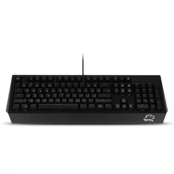 کیبورد مخصوص بازی تسکو مدل GK 8127، سوییچ مکانیکال قهوه ای، Full-Size، نورپردازی RGB - Image 1
