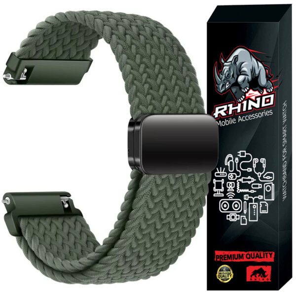 بند راینو مدل Braid Magnet مناسب برای ساعت هوشمند شیائومی Redmi Watch 5 Active / Redmi Watch 5 Lite 22mm - Image 1