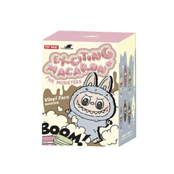 اسباب بازی شانسی پاپ مارت طرح عروسک لبوبو مدل  THE MONSTER EXCITING MACARON DM - Image 1