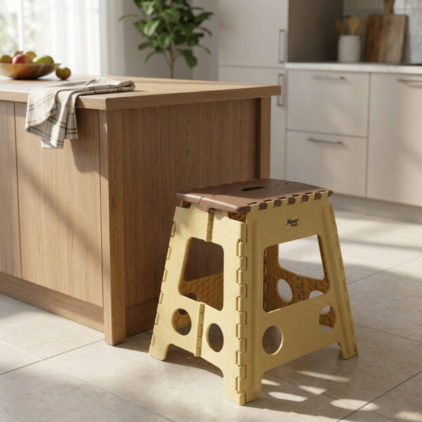 چهارپایه ناصر پلاستیک مدل تاشو کد YP-517 - Image 1