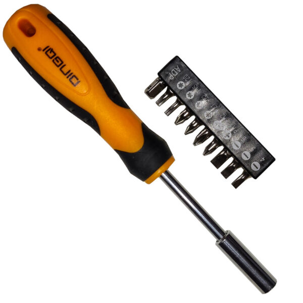 پیچ گوشتی بکسی و سری پیچ گوشتی دینگشی مدل TF - 1205 بسته 11 عددی - Image 1