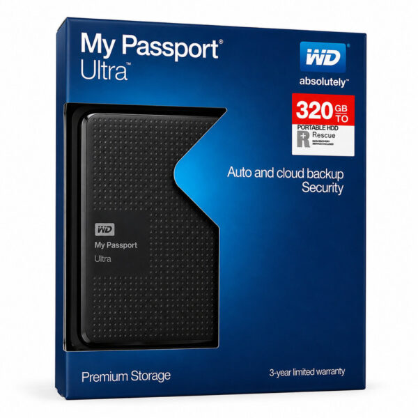 فلش مموری مدل WDBUZG0010BBK-CESN ظرفیت 320 گیگابایت با رابط USB 3.0 - Image 1