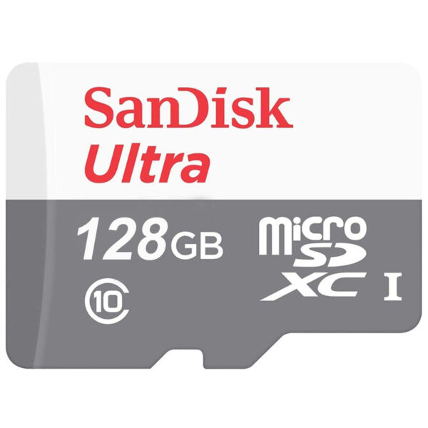 کارت حافظه microSDXC سن دیسک مدل Ultra کلاس 10 استاندارد UHS-I U1 سرعت 100MBps ظرفیت 128 گیگابایت - Image 1