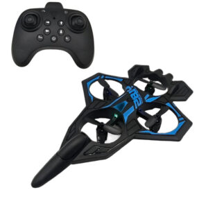 هواپیما بازی ناب سل مدل جت جنگنده کنترلی عمود پرواز شارژی چراغدار کد  Airplane Toy Jet Fighter Model, Vertical Flight, Rechargeable, Control, with Lights 2.4GHZ