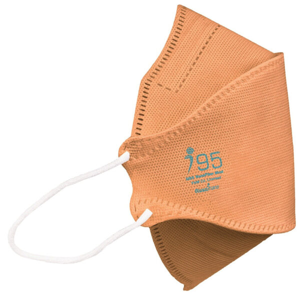 ماسک تنفسی ریما مدل سه بعدی N95 نانو کد Brown-F95 بسته 25 عددی - Image 1