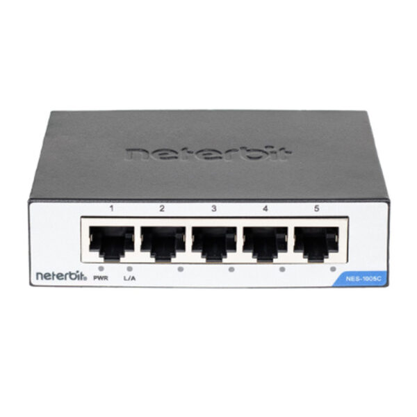 سوئیچ شبکه 5 پورت نتربیت مدل NES-1005C - Image 1
