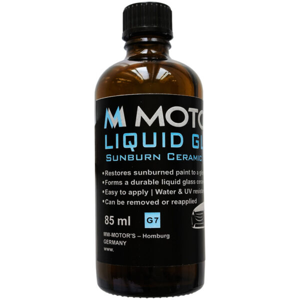 محلول سرامیک رفع آفتاب سوختگی خودرو ام موتورز مدل  Liquid Glass G7 حجم 85 میلی لیتر - Image 1