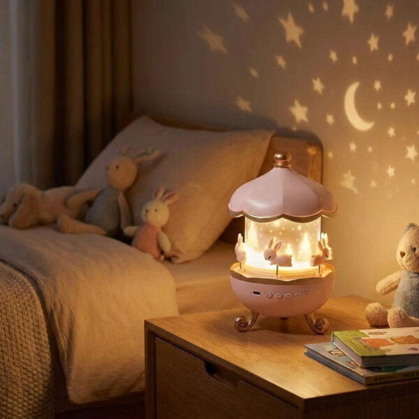 چراغ خواب مدل Bunny’s Carousel - Image 1