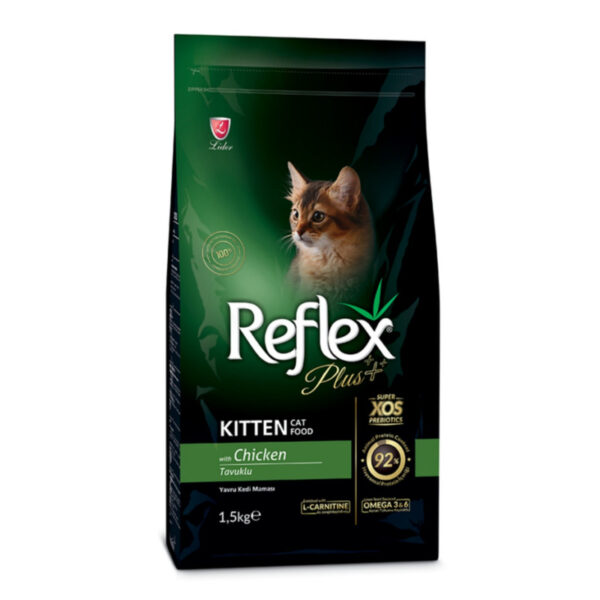 غذا خشک بچه گربه رفلکس مدل Plus Kitten وزن 1.5 کیلوگرم - Image 1