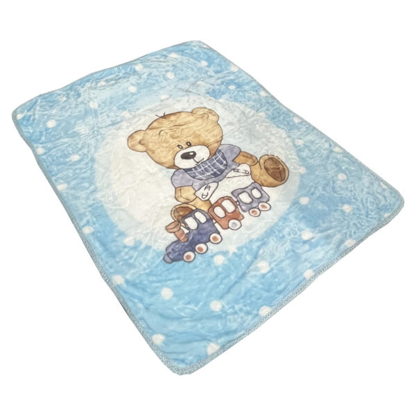 پتو کودک مدل بچه خرس سایز 120x100 سانتی متر - Image 1